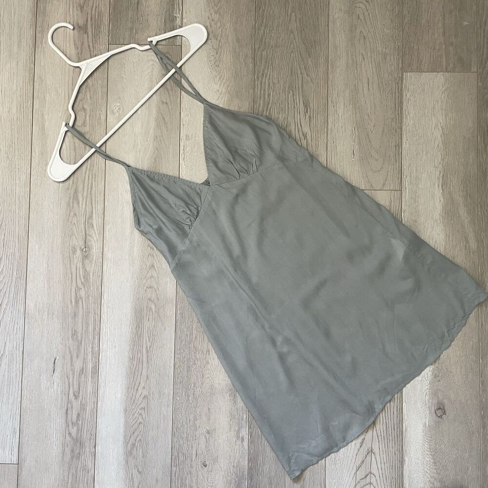 Farm Rio Dress modal slip liner mini womens Blue (xsmall) minimalist lightweight